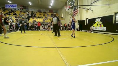 126-B lbs Semifinal - Jason Postma, Wagoner vs Auron Garrett, Rogers Jr High