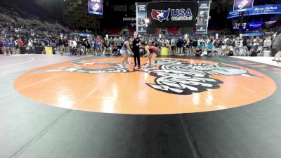 124 lbs Cons 64 #2 - Mia Kiser, NC vs Isabella Easterling, AR