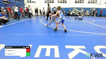 52-55 lbs Rr Rnd 5 - Noel Reagan, Standfast OKC vs Aj Brown, Choctaw Ironman Youth Wrestling