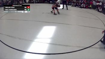 15 lbs Cons. Semi - Max Hobelman, Palmyra Wrestling Club vs Kellan Cole, Pioneer Wrestling Club