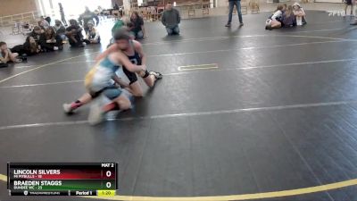 110 lbs Round 5 (6 Team) - Braeden Staggs, Dundee WC vs Lincoln Silvers, Mi Pitbulls