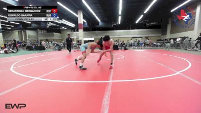 120 lbs Consi Of 8 #2 - Sebasthian Hernandez, Best Trained Wrestling vs Osvaldo Saravia, Heart And Pride Wrestling Club