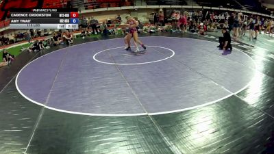 115 lbs Cadence Crookston, Montana 2 HS Girls vs Amy Twait, Idaho 2 HS Girls