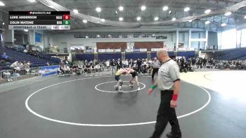 132 lbs Semifinals (4 Team) - Colin Matone, Minisink Valley vs Luke Anderson, Massapequa