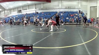 157 lbs Cons. Round 2 - Jeramy Hamm, IL vs Arkail Griffin-Edwards, IL