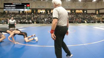 144-2A/1A 5th Place Match - Vincent Kirby, Havre De Grace vs Ryker Keeney, Middletown