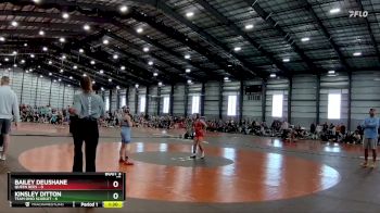82 lbs Quarterfinals (8 Team) - Kinsley Ditton, Team Ohio Scarlet vs Bailey Deushane, Queen Bees