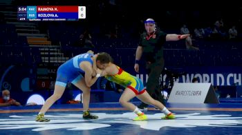 57 kg Qualif. - Nilufar Raimova, KAZ vs Anastasiia Kozlova, RUS