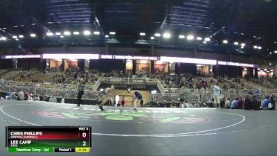 120 lbs Cons. Round 6 - Lee Camp, Cass vs Chris Phillips, Central (Carroll)