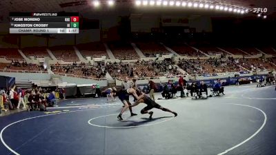 D1-138 lbs Champ. Round 1 - Kingston Crosby, Higley High School vs Jose Moreno, Kofa High School