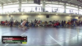 182 lbs Cons. Semi - Landon Terry, Tell City Wrestling Club vs Noah Weaver, Central Indiana Academy Of Wrestling