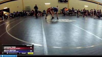 152 lbs Semifinal - Jackson Todd, Red Cobra Wrestling Academy vs Bryce Denton, Midwest Xtreme Wrestling