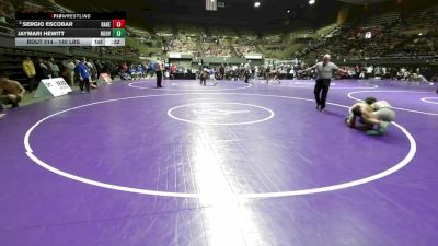 140 lbs Consi Of 16 #1 - Sergio Escobar, Bakersfield vs Jaymari Hewitt, Hoover