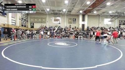 126 lbs Quarterfinal - Alexander Rodriguez, Springfield International Charter School vs Alex Sabino, Triton