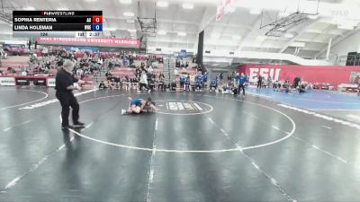 124 lbs Round 2 (12 Team) - Sophia Renteria, Adrian College vs Linda Holeman, Western New England