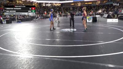 110 lbs Champ. Round 1 - Dinayah Vazquez, Emmanuel University vs Mia Moore, Aurora