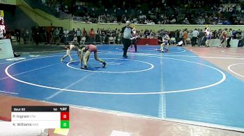 84 lbs Round Of 16 - Parker Ingram, Cleveland Tiger Wrestling vs Keaolani Williams, Moore