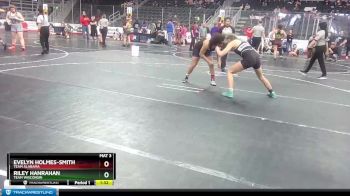 122 lbs 1st Place Match - Riley Hanrahan, Team Wisconsin vs Evelyn Holmes-Smith, Team Alabama