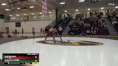174 lbs Cons. Round 3 - Daschle Lamer, Cal Poly vs Austin Keal, Little Rock
