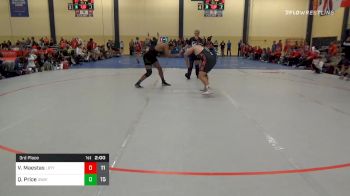 220 lbs 3rd Place - Vincente Maestas, Liberty vs Quincey Price, Owatonna