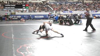 108-D1 3rd Place Match - Cooper Green, Mountain View (Mesa) High School vs Leland Frost, Marana High School