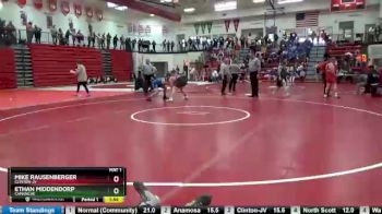 220 lbs Champ. Round 1 - Ethan Middendorp, Camanche vs Mike Rausenberger, Clinton-JV