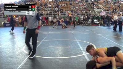 140 lbs Champ. Round 2 - Jacob Morris, Crestwood vs Noah Keen, Cambridge