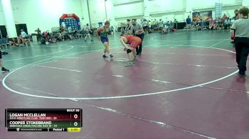 215 lbs Round 4 (16 Team) - Logan Mcclellan, S.E.O. Wrestling Club- Team Red vs Cooper Stokebrand, Nebraska Green Machine (Dev B)