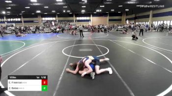 120 lbs Round Of 32 - Edward Freeman, New Mexico Beast vs Zachary Bates, Walden Grove HS