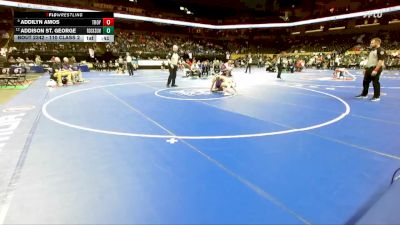 110 Class 2 lbs Cons. Semi - Addison St. George, Rockwood Summit vs Addilyn Amos, Troy Buchanan