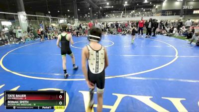 60 lbs Finals (2 Team) - Ronan Smith, RALEIGH ARE WRESTLING vs Tate Bauer, FCA WRESTLING