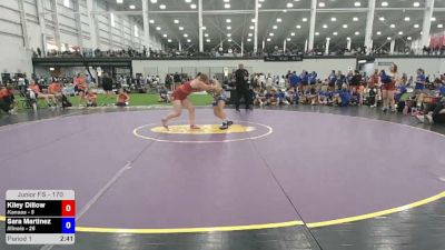 170 lbs Kiley Dillow, Kansas vs Sara Martinez, Illinois