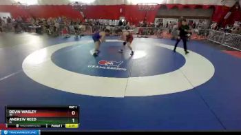 182 lbs Semifinal - Devin Wasley, WI vs Andrew Reed, IA