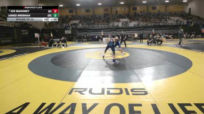 144 lbs Round Of 32 - Joe Mahoney, Greens Farms Academy vs James Brennan, Episcopal High School