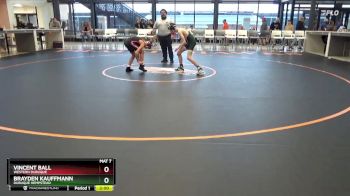 JV-2 lbs Round 1 - Vincent Ball, Western Dubuque vs Brayden Kauffmann, Dubuque Hempstead