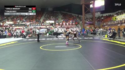 115 lbs Quarterfinal - Chloe Rott, Clay Center Community HS vs Stella Bradley, Tonganoxie Hs