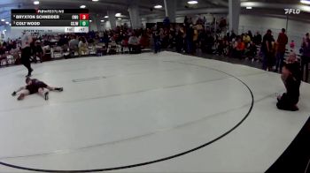 25 lbs 2nd Place Match - Colt Wood, Central City JR. Wrestling vs Bryxton Schneider, CWO