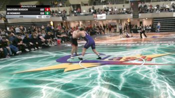 285 lbs Quarterfinals (8 Team) - Brayden Boesch, Centennial, MN vs JD Romero, Kearney, MO