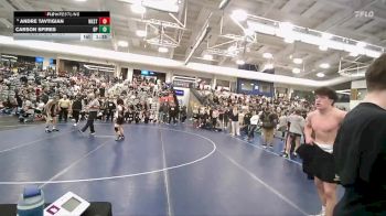 106 lbs Champ. Round 2 - Andre Tavtigian, West vs Carson Spires, Desert Peaks