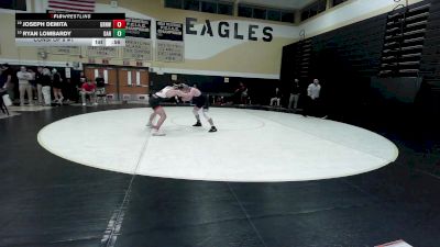 138 lbs Consi Of 8 #1 - Joseph DeMita, Greenwich vs Ryan Lombardy, Darien
