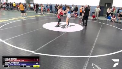 119 lbs Rr1 - Jewely Weber, Valdez Youth Wrestling Club Inc. vs Hailie Smith, Anchor Kings Wrestling Club