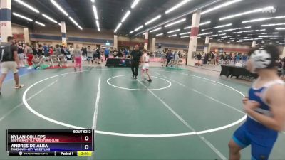 120 lbs Cons. Round 1 - Kylan Colleps, Southern Style Wrestling Club vs Andres De Alba, Takedown-City Wrestling