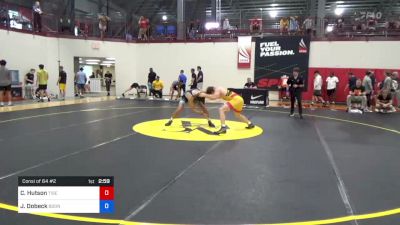 74 kg Consi Of 64 #2 - Charles Hutson, Tiger Den Wrestling Club vs Jayden Dobeck, Boone RTC