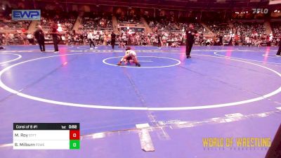 55 lbs Consi Of 8 #1 - Maxwell Roy, Standfast vs Breckon Milburn, Powerhouse Wrestling