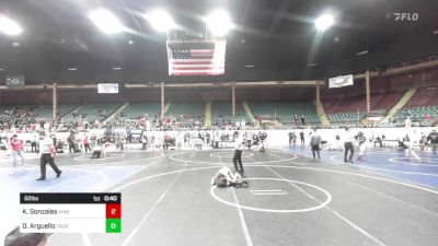 82 lbs Consolation - Kalijah Gonzales, Kingdom vs Dominic Arguello, Taos Jr WC