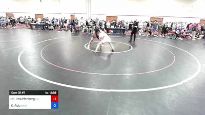 70 kg Cons 32 #2 - Braden Stauffenberg, Illinois vs Koa Ruiz, West Coast Regional Training Center