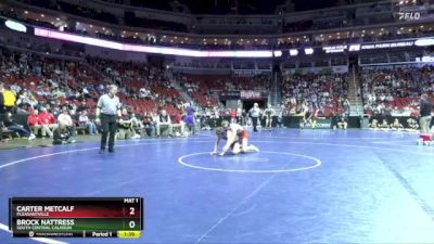 1A-150 lbs Cons. Round 5 - Carter Metcalf, Pleasantville vs Brock Nattress, South Central Calhoun