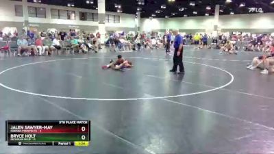 113 lbs Placement Matches (16 Team) - Jalen Sawyer-May, Indiana Prospects vs Bryce Holt, Michigan Blue