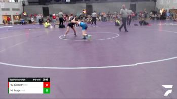 75-82 lbs 1st Place Match - Cameron Cooper, Dragon Wrestling Club vs Miles Mays, Contenders Wrestling Academy