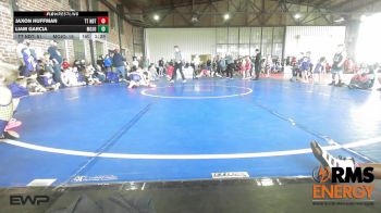90 lbs Rr Rnd 1 - Jaxon Huffman, Team Tulsa NDT vs Liam Garcia, Mojo Mulisha 12u